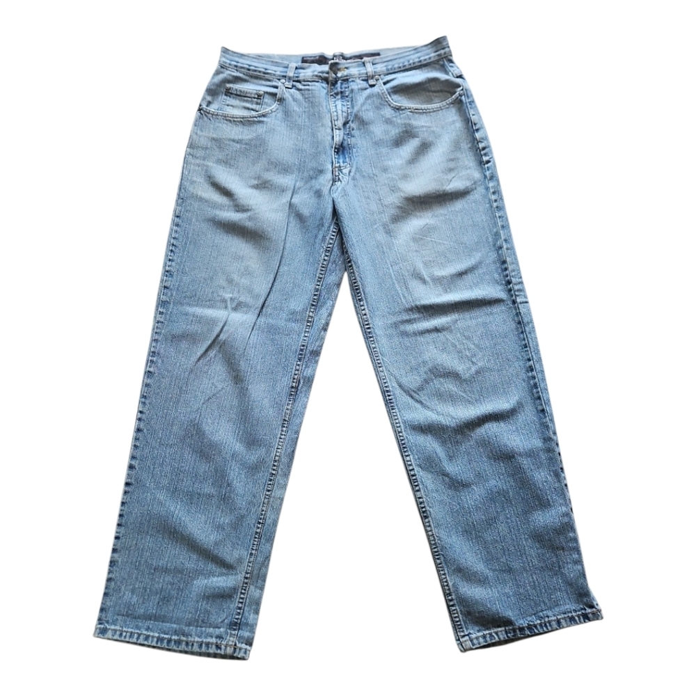 E3 EPIC Eurodnm Jeans. Vintage Baggy Wide-leg Denim. Mens 36/34